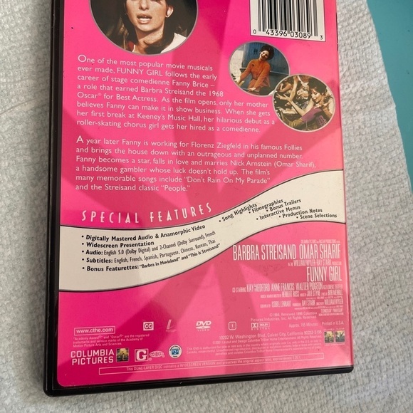 Funny Girl (DVD, 1968) Barbara Streisand, Omar Sharif, Anne Francis - Picture 2 of 8